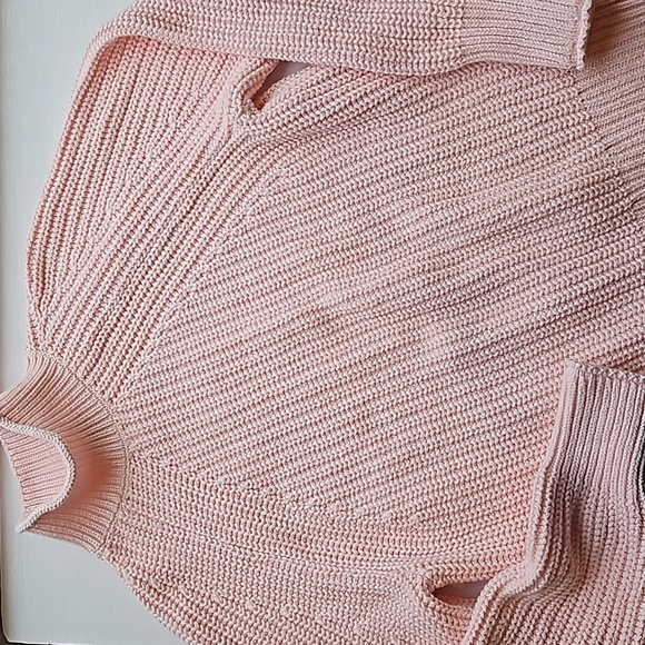 J. Crew Pink Turtleneck Sweater - Picture 3 of 8